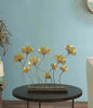 Golden Ginkgo Leaf Metal Table Decor – Elegant Nature Accent